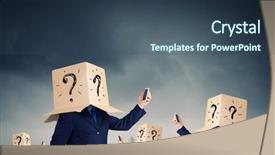  Presentation with box carton - Audience pleasing PPT layouts consisting of gender identity - businessman using mobile phone wearing backdrop and a ocean colored foreground