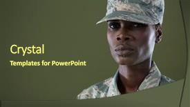  Presentation with gender - PPT layouts consisting of gender identity - portrait of androgynous man background and a tawny brown colored foreground