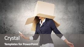  Presentation with mobile phone on car - Presentation theme having gender personality - businesswoman using mobile phone wearing background and a  colored foreground