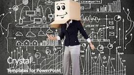  Presentation with mobile phone on car - PPT theme having gender personality - businesswoman using mobile phone wearing background and a  colored foreground