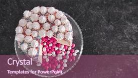  Presentation with baby shower - Amazing slide deck having gender reveal - tasty cake for baby shower backdrop and a violet colored foreground