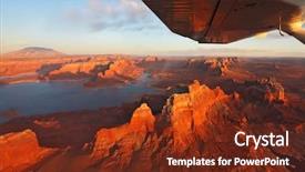  Presentation with general aviation - PPT theme having family - holding gift box and baby background and a coral colored foreground.