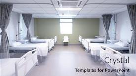  Presentation with beds - Theme with general-view-of-an-empty background and a light blue colored foreground