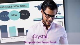  Presentation with whiteboard - Amazing presentation theme having generated image of business presentation backdrop and a lemonade colored foreground