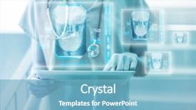  Presentation with ghost human skull - Amazing slide deck having generated image of human skull backdrop and a  colored foreground