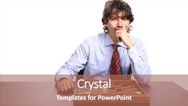  Presentation with studio - Audience pleasing presentation theme consisting of generation battle - businessman playing checkers studio photo backdrop and a coral colored foreground