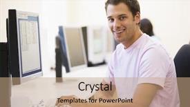  Presentation with kids room children smile - Beautiful slide deck featuring x men - man in computer room smiling backdrop and a coral colored foreground