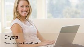  Presentation with room - Audience pleasing presentation theme consisting of  backdrop and a  colored foreground