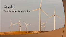  Presentation with wind turbines - Amazing theme having generation y - wind turbines castile and leon backdrop and a  colored foreground