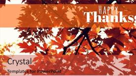 Presentation with happy thanksgiving - Amazing PPT theme having generational - digitally generated image of happy backdrop and a red colored foreground