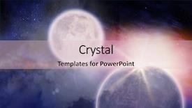  Presentation with moon - PPT layouts enhanced with generational - full moon against digitally generated background and a lemonade colored foreground