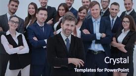  Presentation with team group - PPT layouts with  background and a  colored foreground