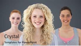  Presentation with college students - Cool new slide set with animation funny - college students against grey background backdrop and a  colored foreground