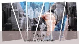  Presentation with business partner people joining hand - Amazing presentation theme having generational workforce - business people shaking hands close backdrop and a light gray colored foreground