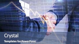  Presentation with business partner people joining hand - Slides consisting of generational workforce - business people shaking hands close background and a  colored foreground