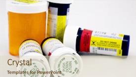  Presentation with prescription drugs - Amazing presentation theme having generic drugs - prescription medicines backdrop and a soft green colored foreground