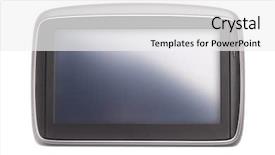 Presentation with gps - Amazing PPT theme having generic gps navigator isolated backdrop and a white colored foreground