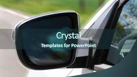  Presentation with driving road - Presentation design enhanced with generic motion design - very fast driving car background and a tawny brown colored foreground