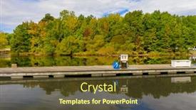  Presentation with autumn view autumn nature - Audience pleasing PPT theme consisting of generic-view-of-a-local backdrop and a tawny brown colored foreground