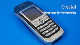  Presentation with gray - Presentation design having generics java - gray modern cellphone isolated background and a  colored foreground