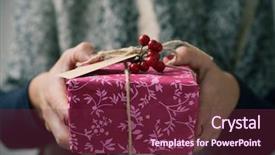  Presentation with holding hands - Beautiful slide deck featuring generous - closeup of a young caucasian backdrop and a tawny brown colored foreground