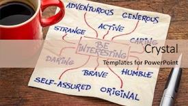  Presentation with motivational - Colorful PPT layouts enhanced with generous - how to be interesting backdrop and a lemonade colored foreground