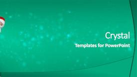  Presentation with happy new year - PPT layouts consisting of generous - portrait of santa claus background and a gray colored foreground