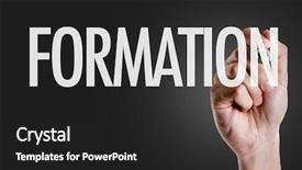  Presentation with writing - Beautiful presentation featuring genesis - hand writing the text formation backdrop and a dark gray colored foreground