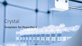  Presentation with genetic research - Beautiful presentation featuring genetic-research-cell-therapy backdrop and a light blue colored foreground