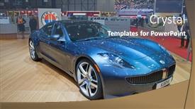  Presentation with karma - Slide deck consisting of geneva-march-8-the-fisker background and a ocean colored foreground