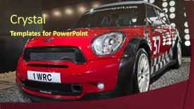  Presentation with rally car - Cool new theme with geneva-march-8-the-minni backdrop and a tawny brown colored foreground