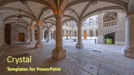  Presentation with switzerland - PPT theme consisting of geneva-switzerland-at-hotel-de and a tawny brown colored foreground