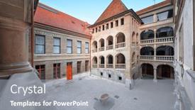  Presentation with switzerland - Presentation theme consisting of geneva-switzerland-at-hotel-de and a gray colored foreground