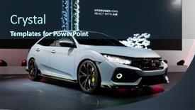  Presentation with honda - Theme with geneva-switzerland-march-1-geneva background and a ocean colored foreground