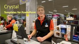  Presentation with retail - PPT theme consisting of geneva-switzerland-september-18-2015 background and a violet colored foreground