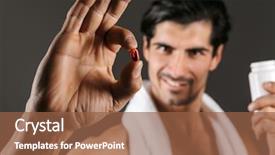  Presentation with pills - Beautiful slide deck featuring genitalia - image of a handsome young backdrop and a tawny brown colored foreground