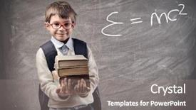  Presentation with tan book stack stacks of books - Theme enhanced with wheat field and a female hand holding wheat and a wheat stalk background and a coral colored foreground