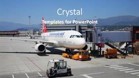  Presentation with passengers services - Beautiful presentation theme featuring genoa-italy-jul-20-2016 backdrop and a teal colored foreground