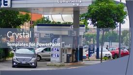  Presentation with petrol station - 