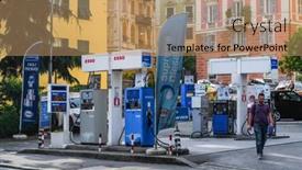  Presentation with petrol station - 