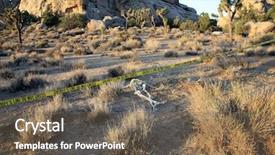  Presentation with csi - Colorful PPT layouts enhanced with genocide - crime scene skeleton partially buried backdrop and a violet colored foreground