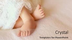  Presentation with gentle - Cool new slides with gentle baby feet gentle blurred backdrop and a soft green colored foreground