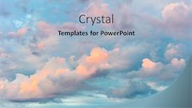  Presentation with light colors - Cool new slides with gentle-colors-of-sky-background backdrop and a light blue colored foreground