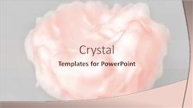  Presentation with pink pearl - Beautiful PPT theme featuring gentle-liquid-cosmetic-cream backdrop and a lemonade colored foreground