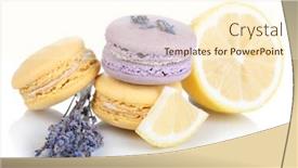  Presentation with gentle - Audience pleasing slide deck consisting of gentle-macaroons-isolated-on-white backdrop and a cream colored foreground