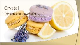  Presentation with gentle - Amazing PPT theme having gentle-macaroons-isolated-on-white backdrop and a cream colored foreground