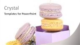  Presentation with gentle - PPT layouts enhanced with gentle-macaroons-isolated-on-white background and a white colored foreground