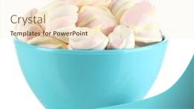  Presentation with gentle - Slide set with gentle-marshmallow-in-bowl-isolated background and a lemonade colored foreground