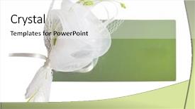  Presentation with wedding card - Amazing slides having gentle reminder - wedding greeting card backdrop and a white colored foreground