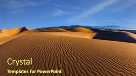  Presentation with gentle - PPT theme consisting of gentle slopes of the sand dunes are rippled by the wind mesquite flat sand dunes is a picturesque part of death valley in california usa concept of active ecological and photo tourism background and a tawny brown colored foreground